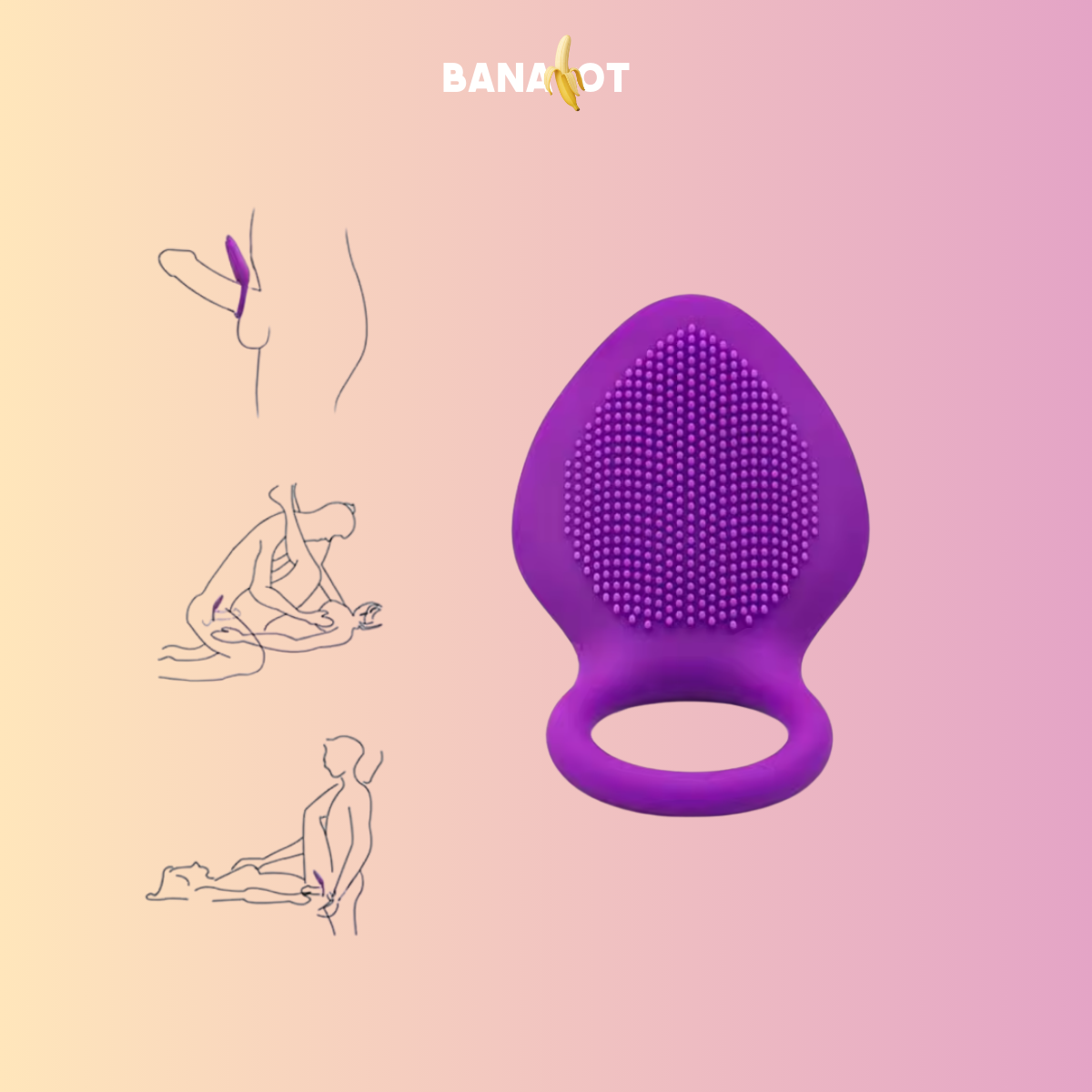 טבעת רטט לזוגות Bananot il