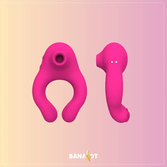 Banana טבעת יניקה זוגי Bananot il