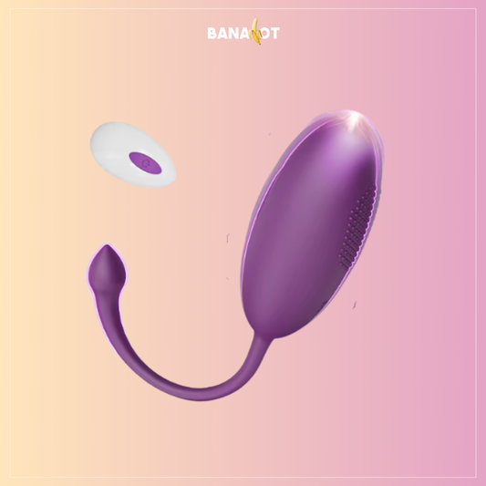 ביצת רטט אלחוטית עם שלט רחוק