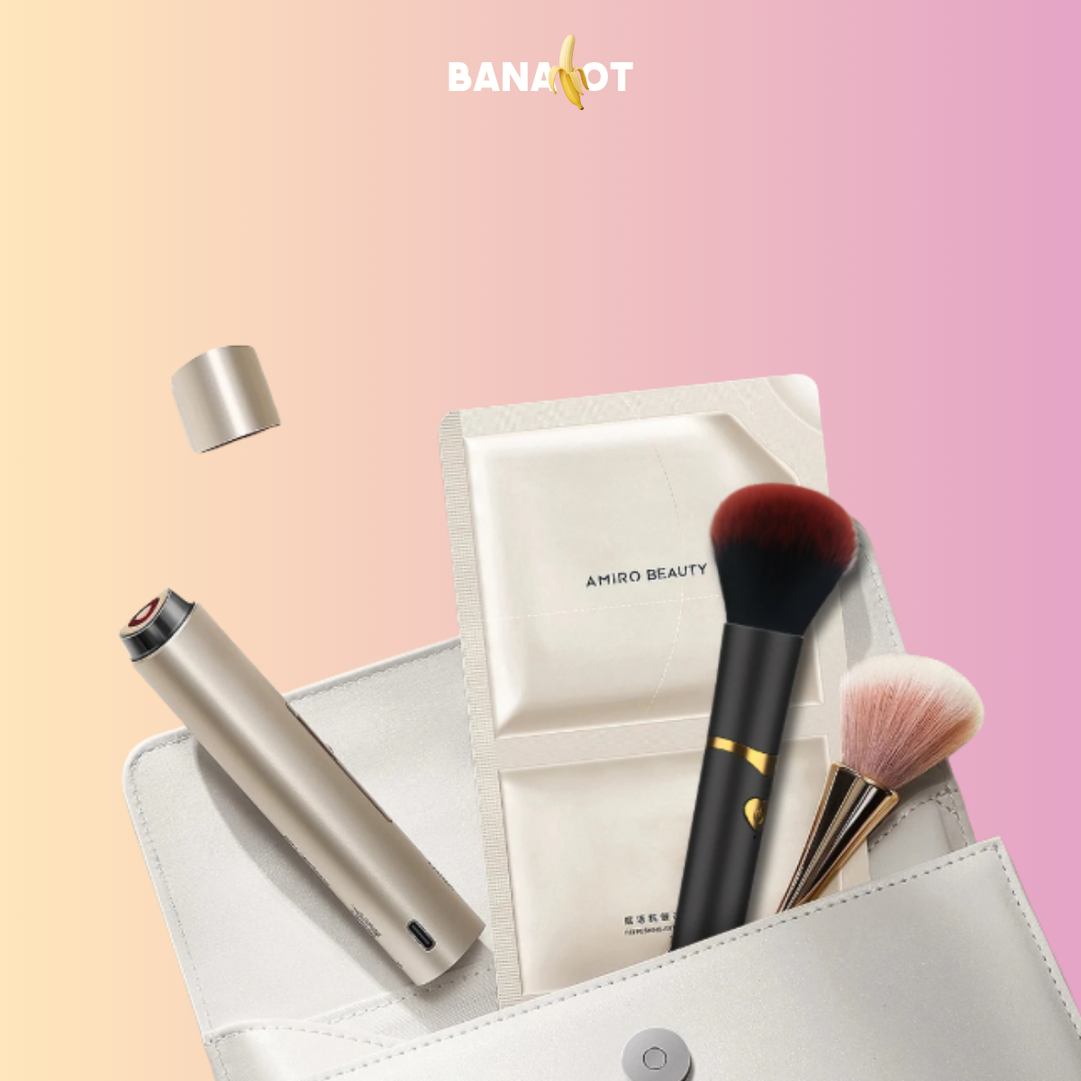 ויברטור מברשת איפור Bananot