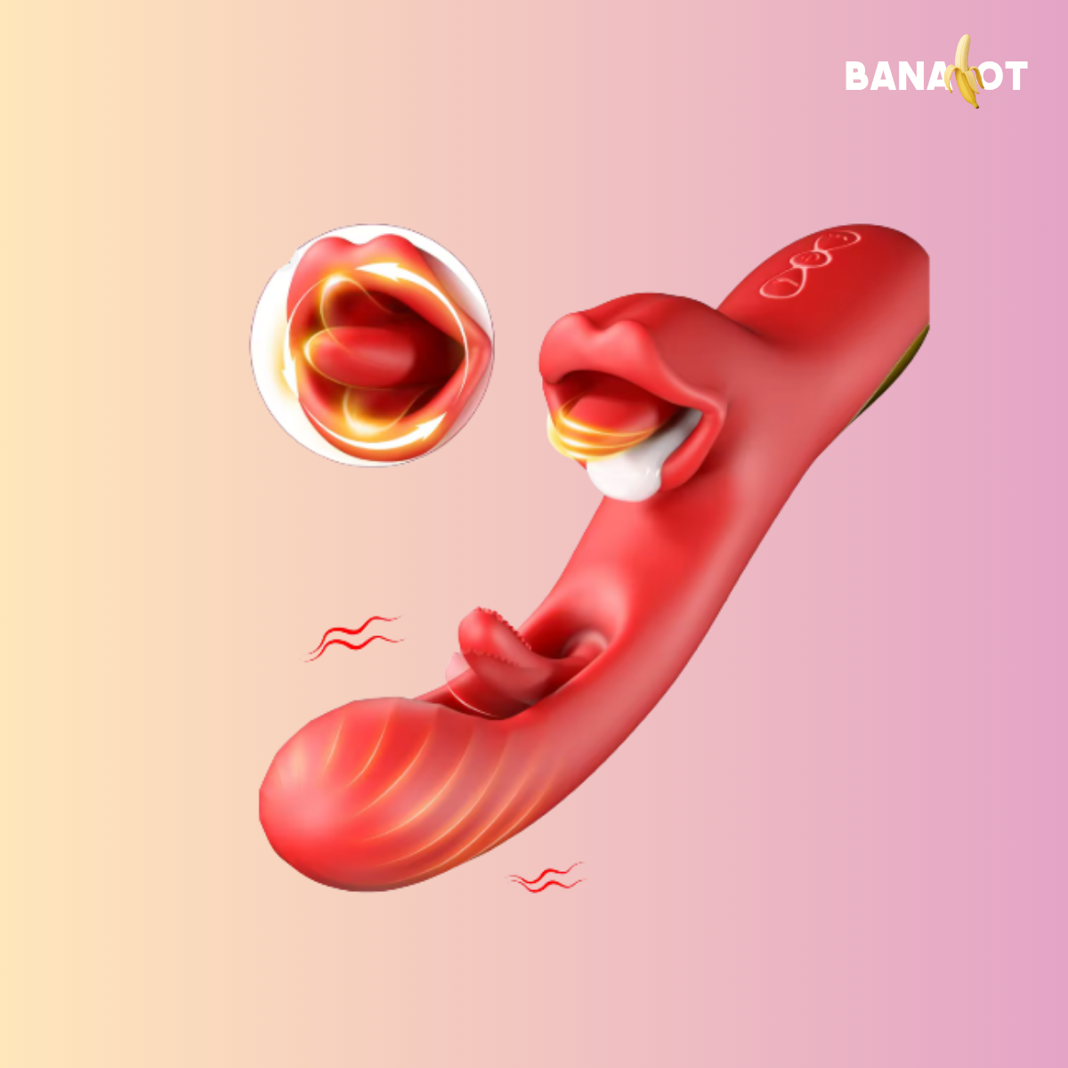 ויברטור פרימיום לשון Bananot