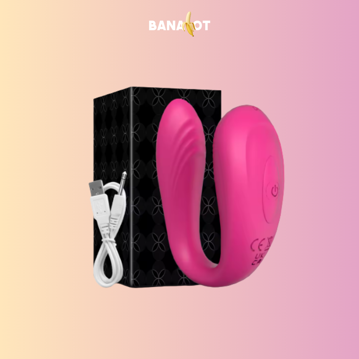 ויברטור זוגי שליטה מרחוק Bananot