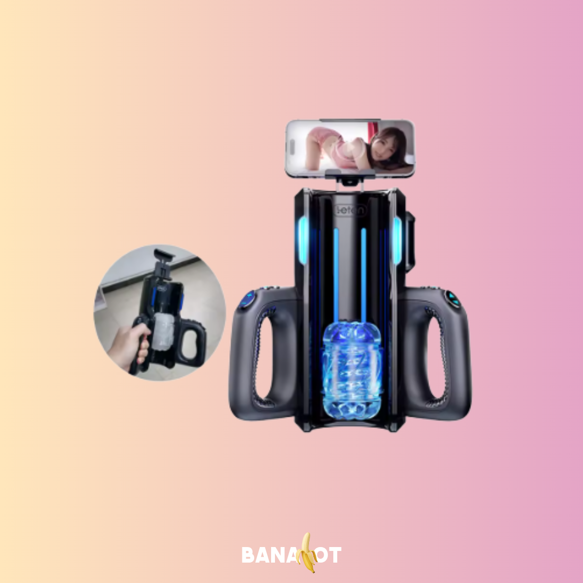 מכונת מציצה + מעמד לטלפון Bananot