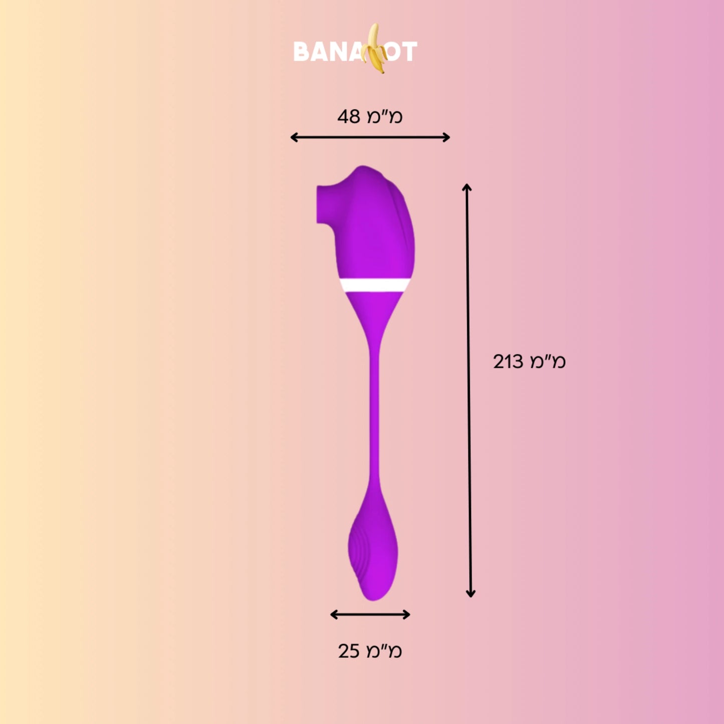 ויברטור anny 2 ב1