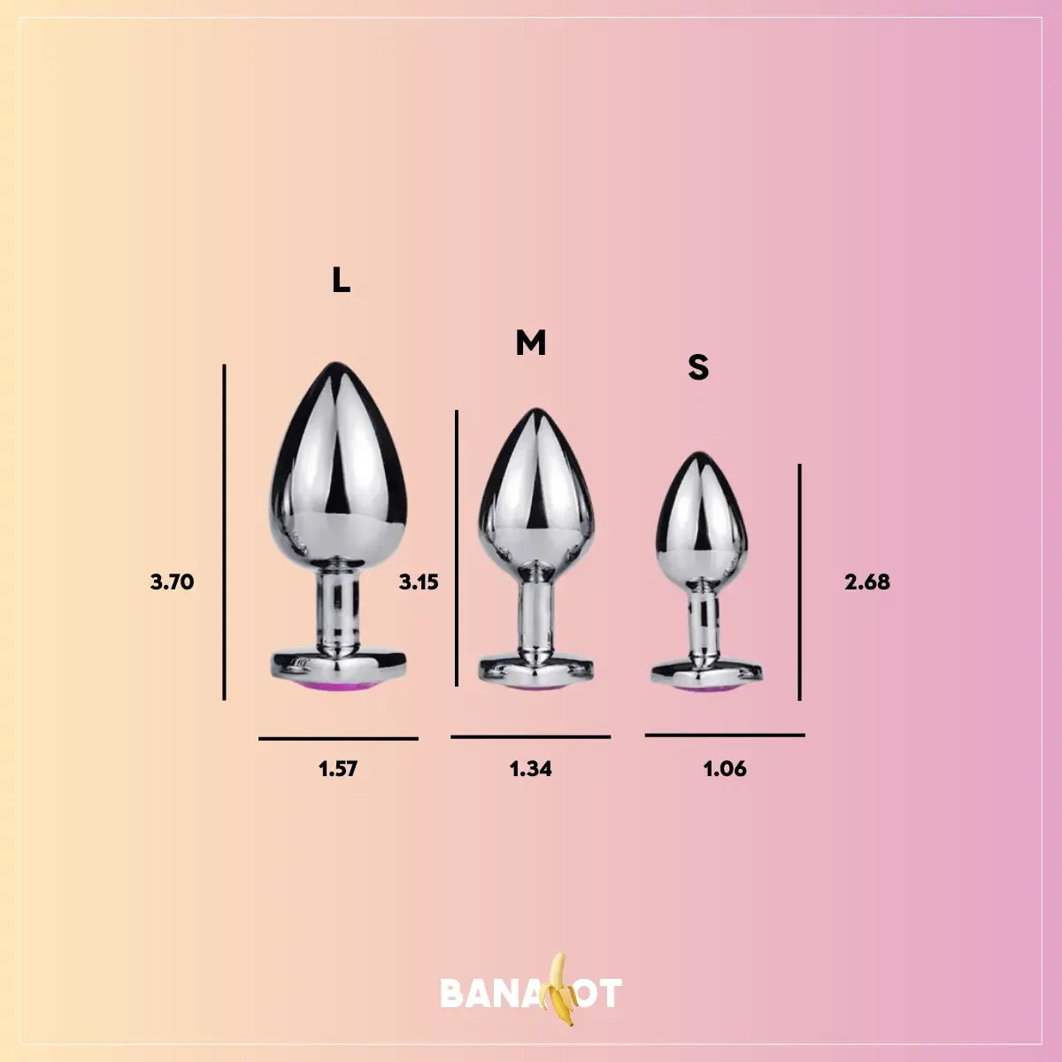 פלאג אנאלי מתכת Bananot il