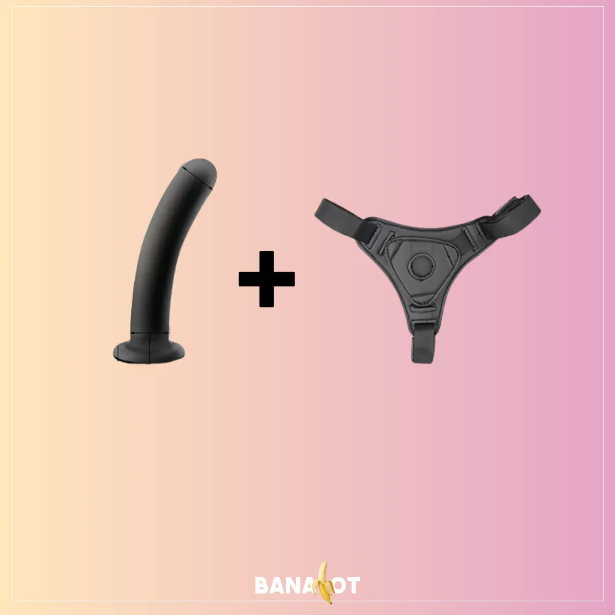 סטראפ-און חגורה+דילדו Bananot il