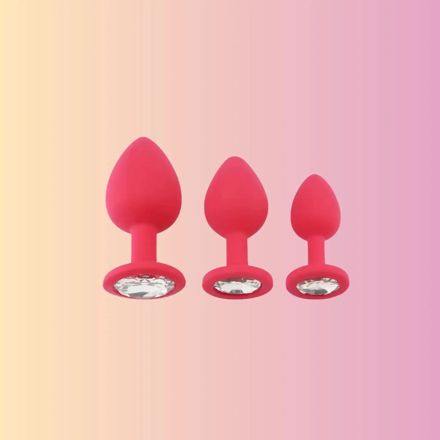 סט 3 פלאגים אנאליים Bananot il