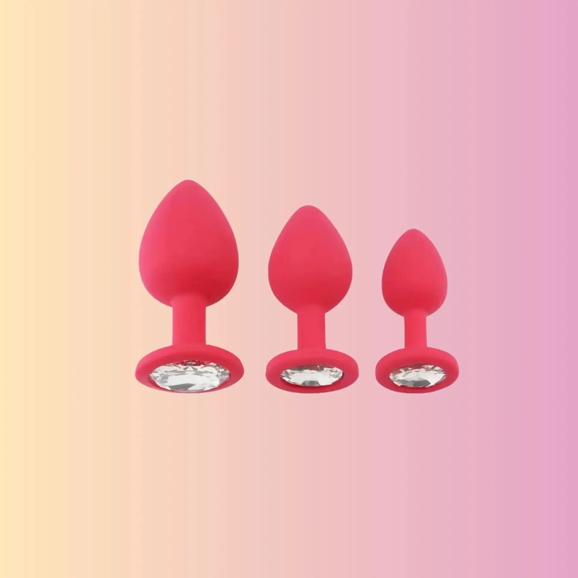 סט 3 פלאגים אנאליים Bananot il