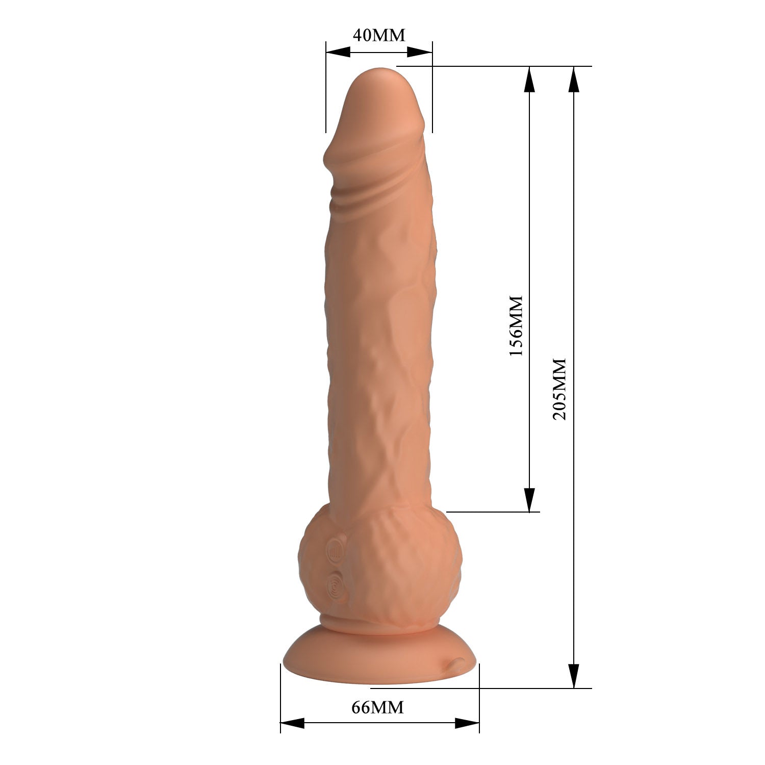 דילדו חשמלי וריאליסטי רוטט ודוחף