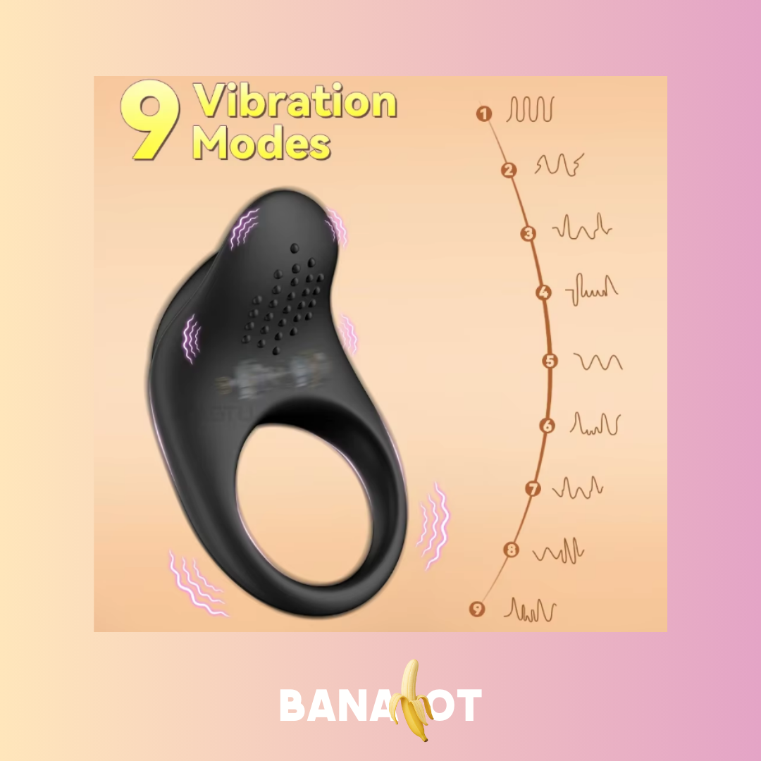 טבעת זין רוטטת שליטה מרחוק