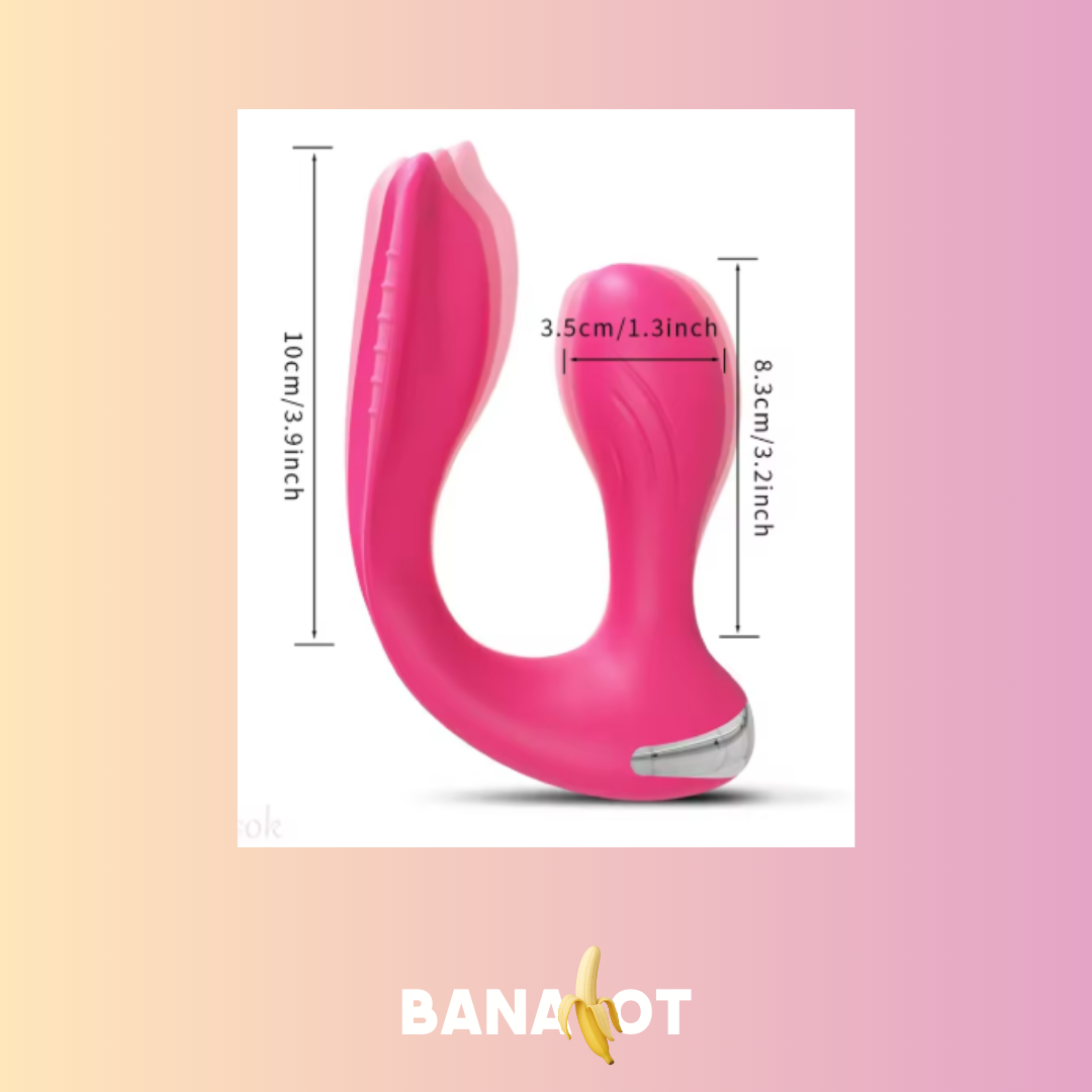 ויברטור חדירה כפולה בשליטה מרחוק לתחתונים