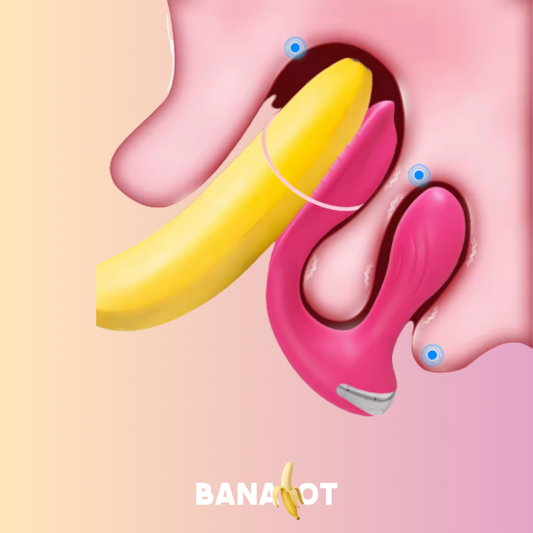 ויברטור חדירה כפולה בשליטה מרחוק לתחתונים