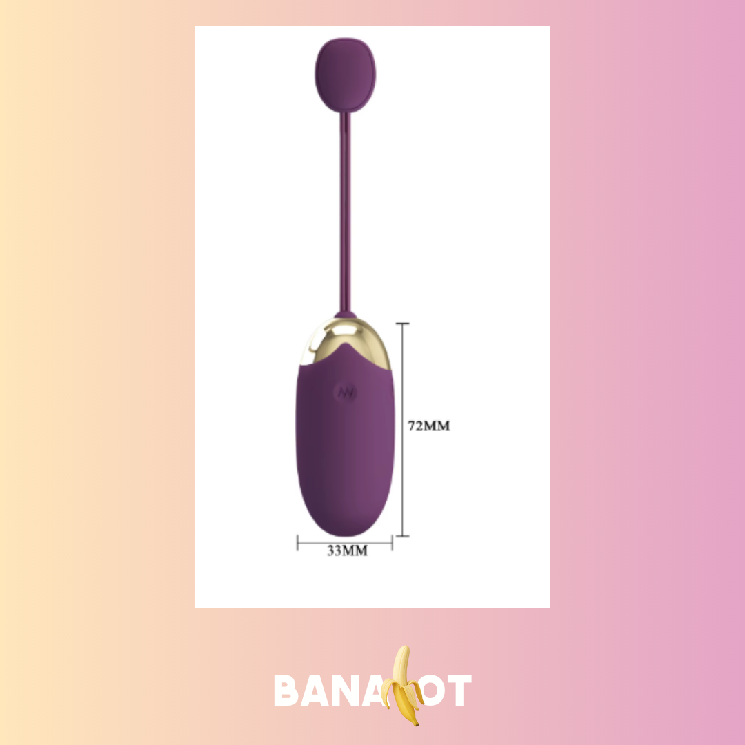 ביצת רטט עם שליטה מרחוק