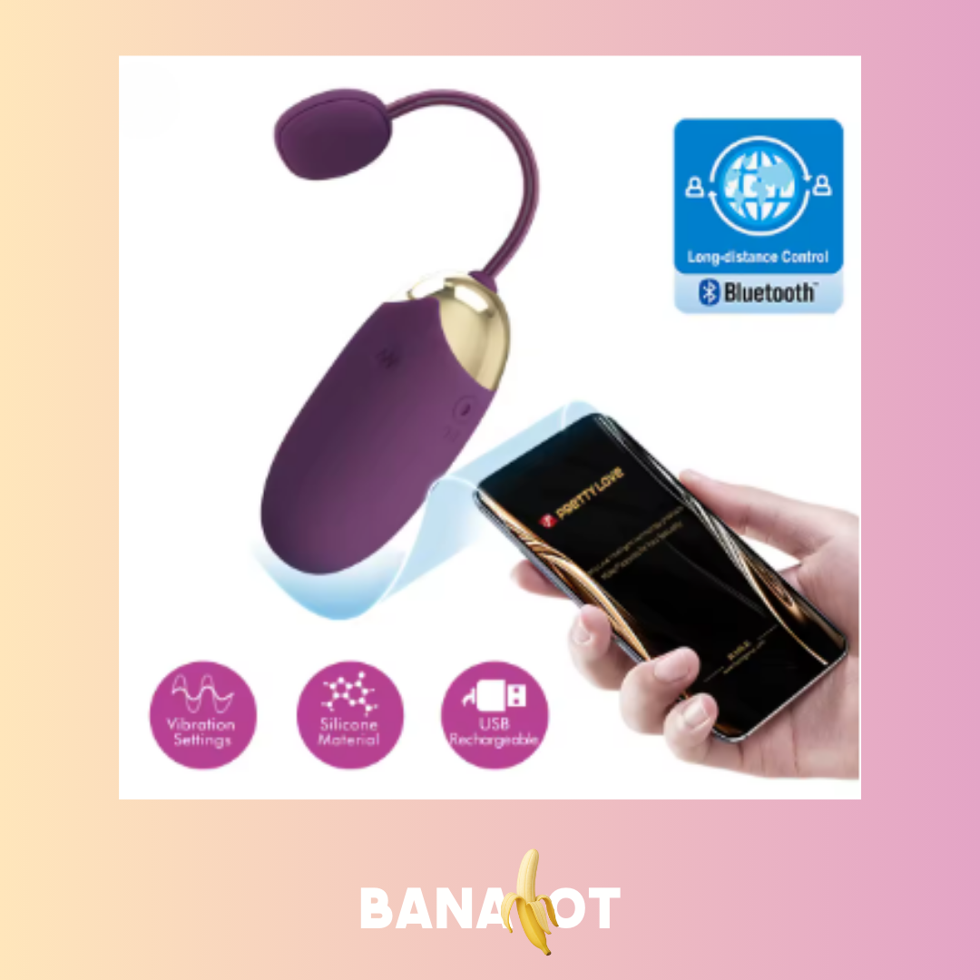 ביצת רטט עם שליטה מרחוק