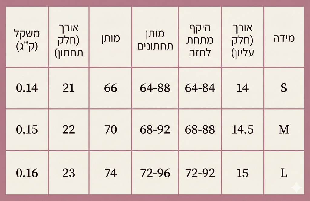 סט תחרה MODERN